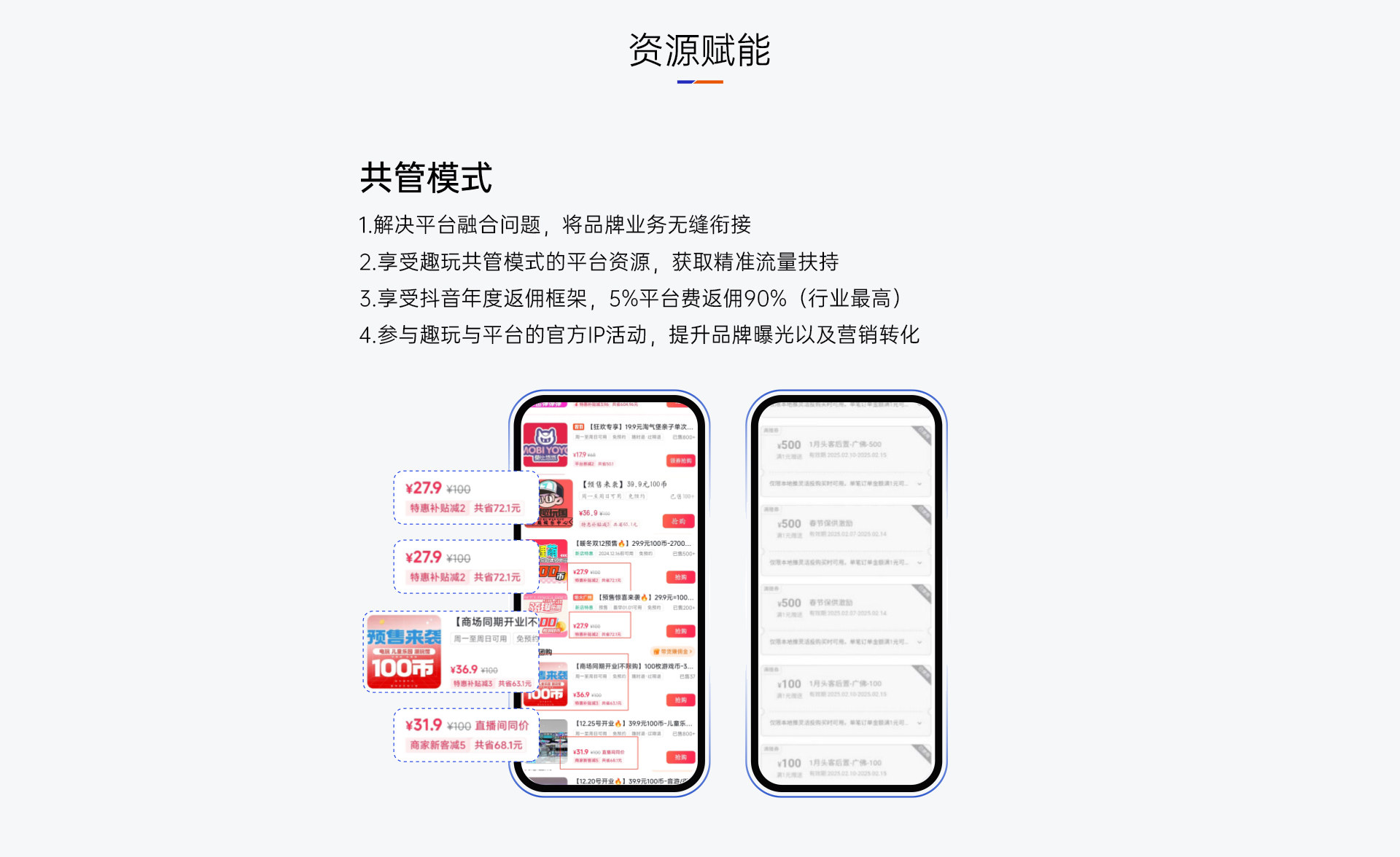 全域代运营 · 资源赋能 1